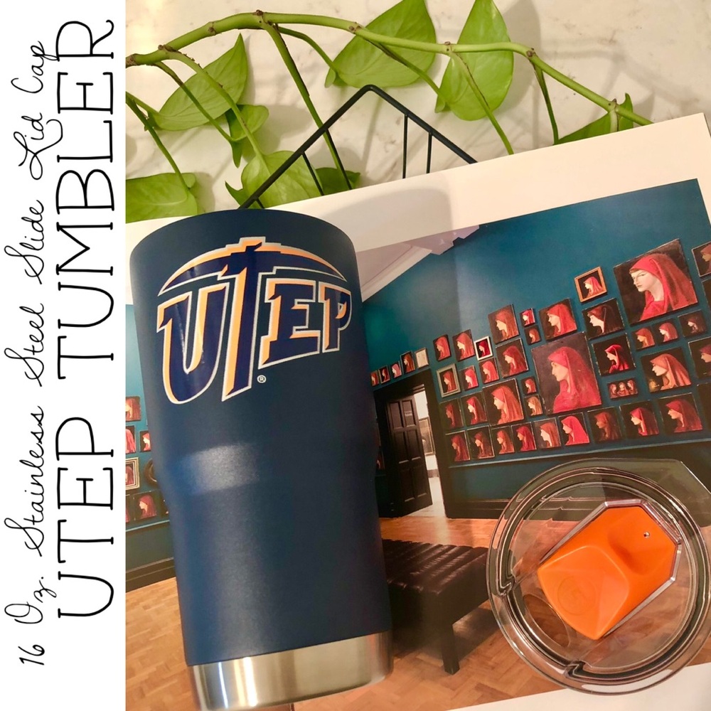 University of Texas at El Paso 16 oz. Stainless Steel Tumbler